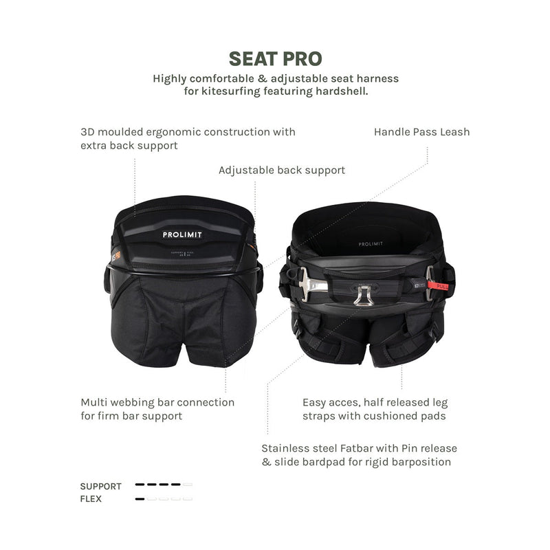 Prolimit Kite Seat Pro Harness
