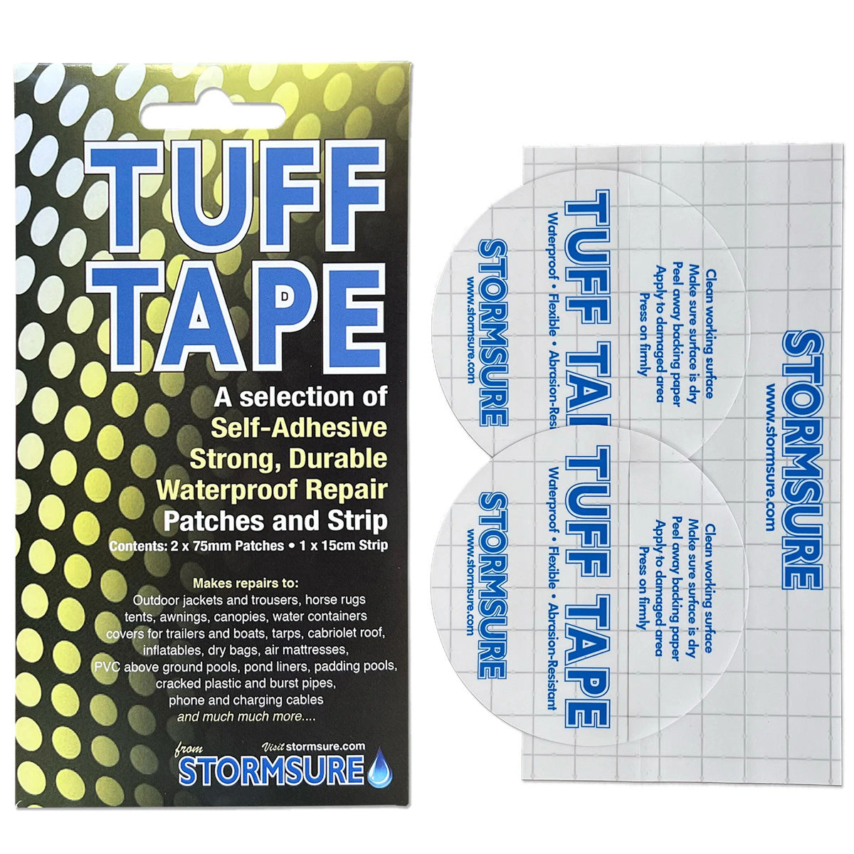 Stormsure Tuff Tape Patches and Strip