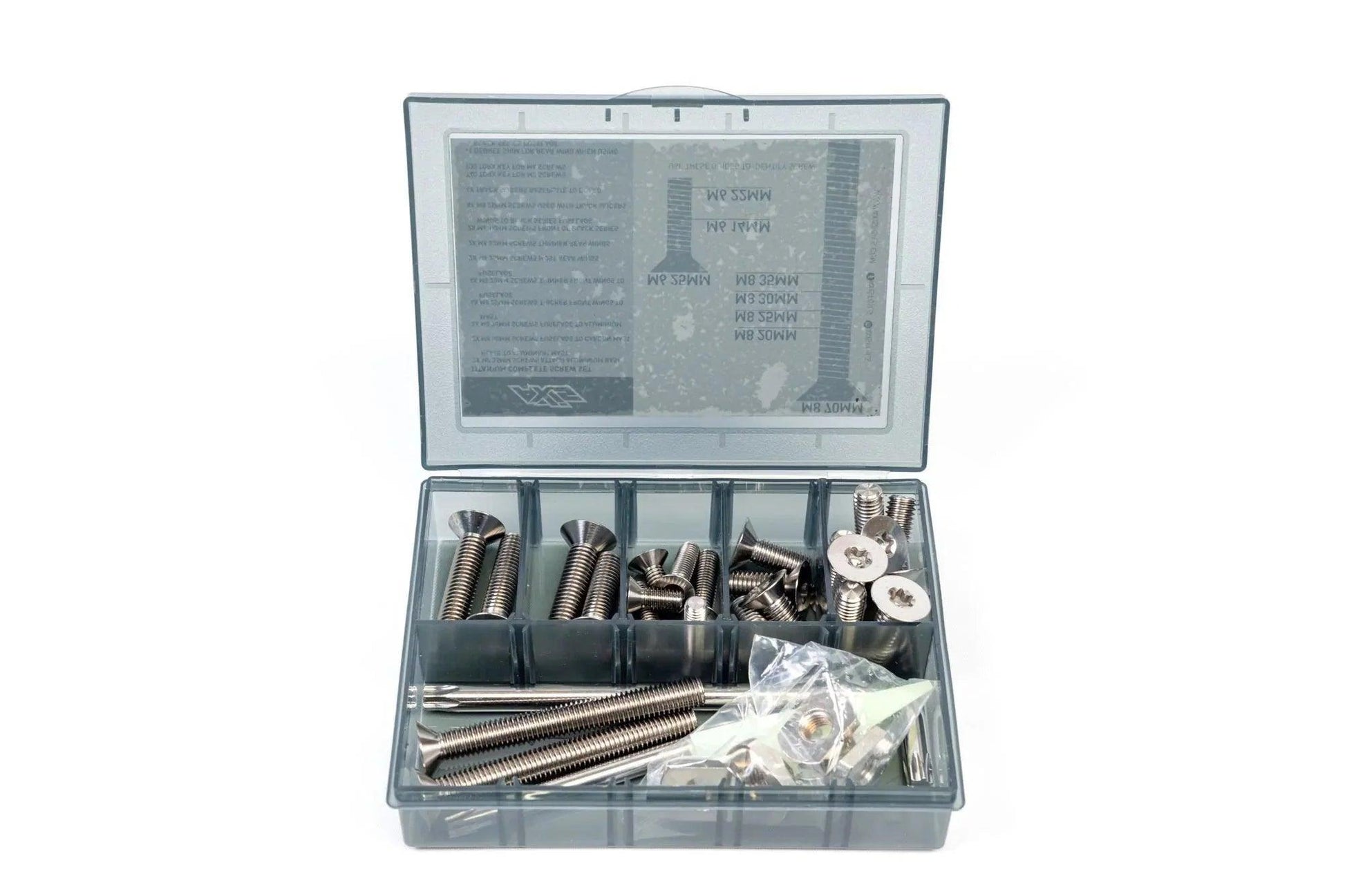 Axis S-Series Complete Screw Set - Titanium - Powerkiteshop