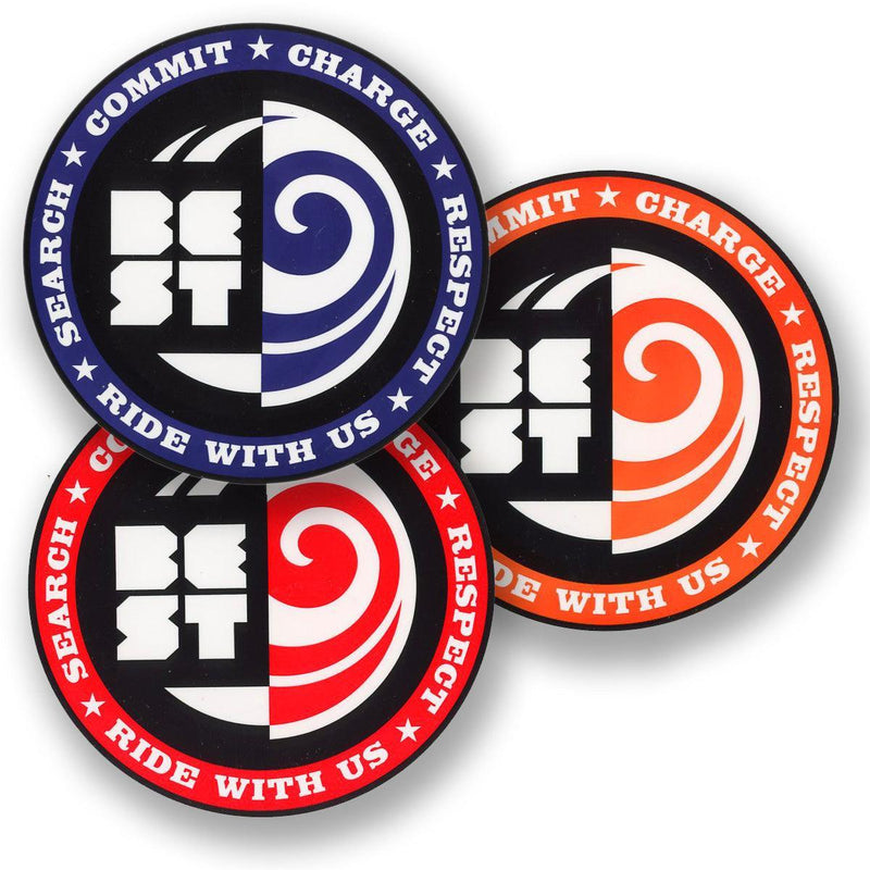 Best 'Ride with Us' Sticker Set - Powerkiteshop