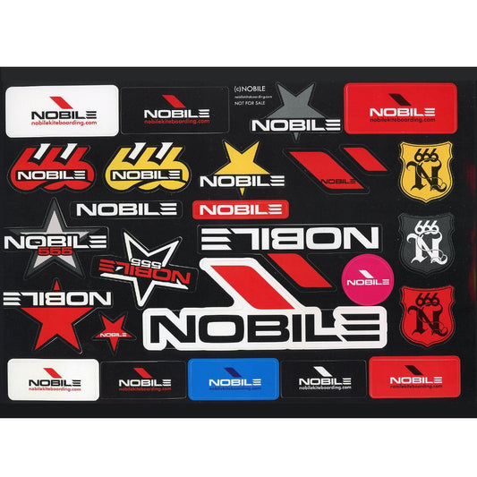 Nobile Kiteboarding Sticker Sheet - Powerkiteshop