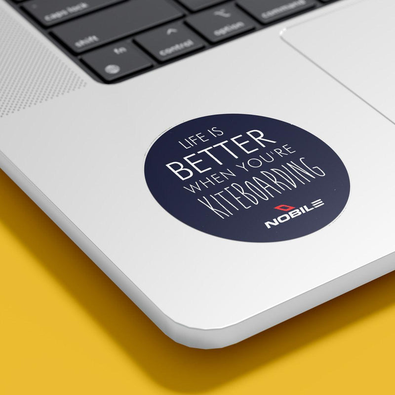 Nobile 'Life Is Better' Sticker Set - Powerkiteshop