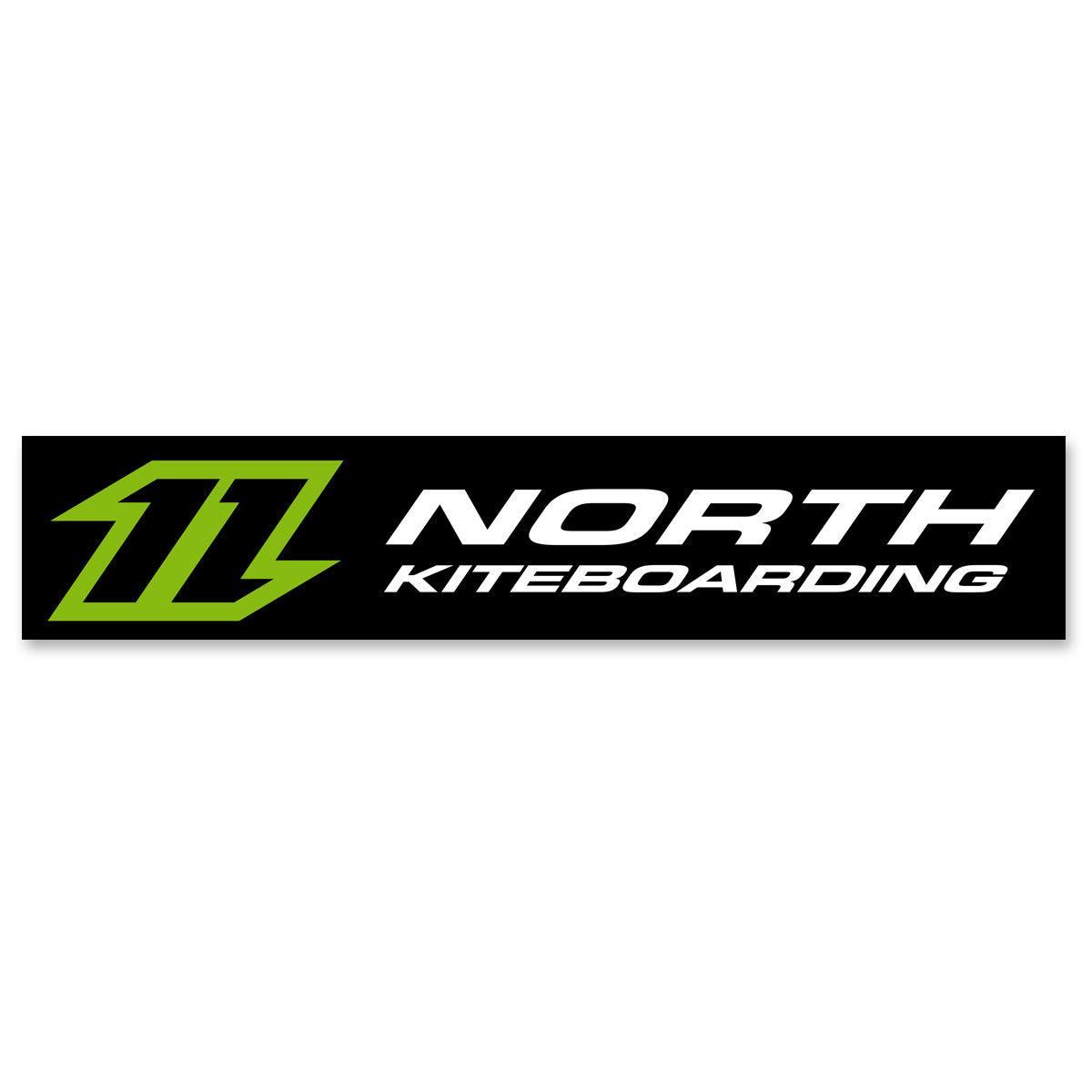 North Kiteboarding Rectangular Banner Sticker - Powerkiteshop